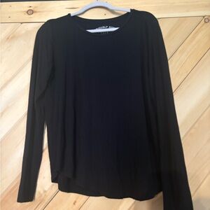 Aeropostale Women's Classic Black Long Sleeve Tee